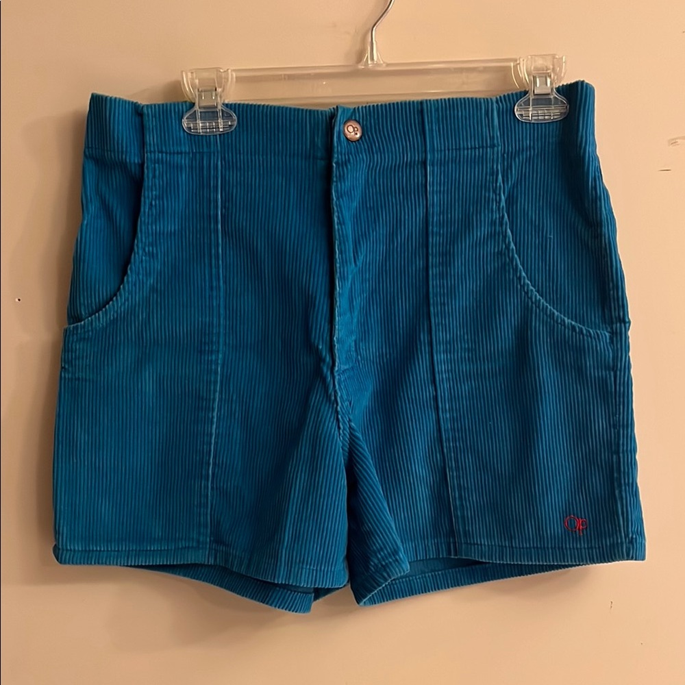 Vintage OP Blue Corduroy Women's Shorts